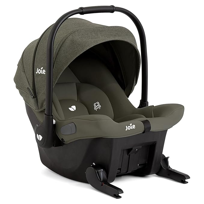 Joie Baby, Ginger LX 4-in1 Stroller + Joie Baby Mint Latch Car Seat (Evergreen)