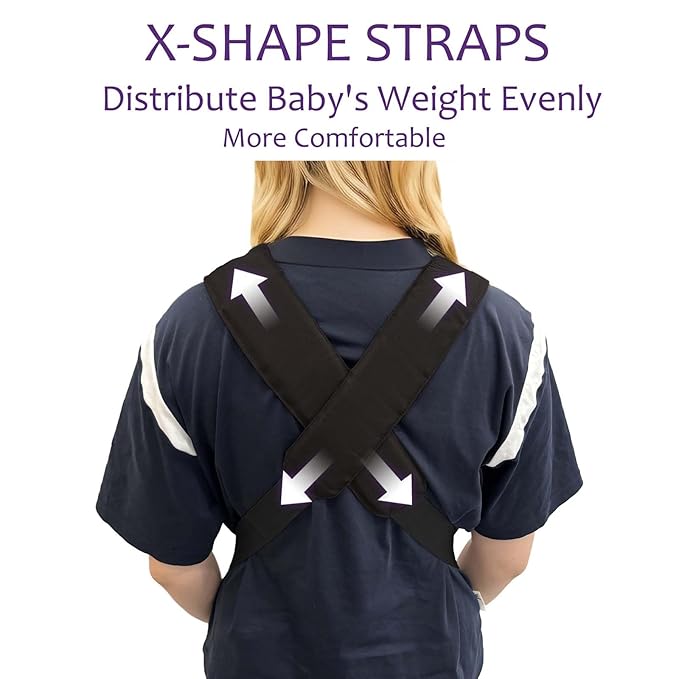 Ergonomic Baby Carrier with Adjustable Strap,4-in-1 Newborn to Toddler Carrier,Breathable Mesh Baby Carrier for Summer,Compact for Travel & Outdoor Adventures,Ideal for Infants 0-3 Years