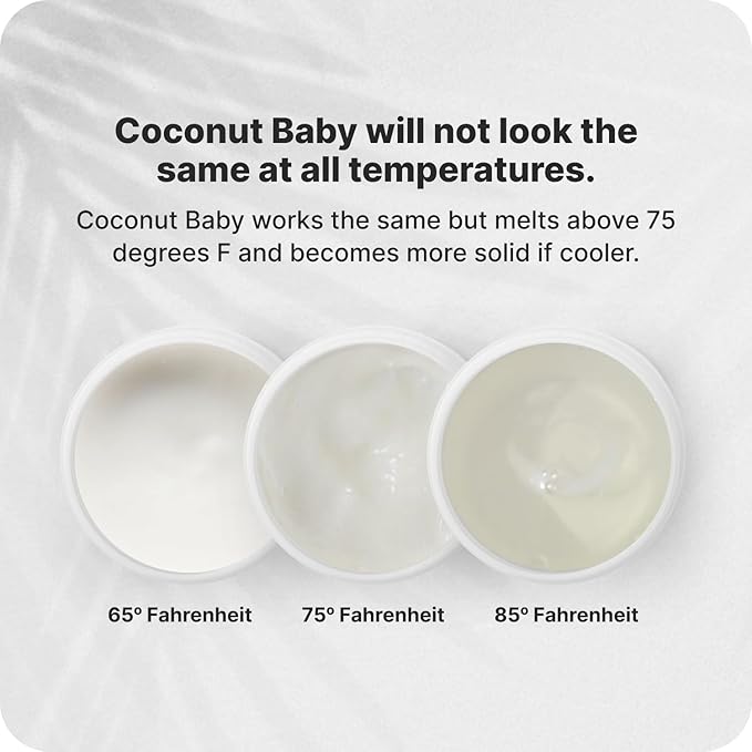 Coconut Essentials Coconut Baby Oil - Natural & Organic Moisturizer, Hair Oil for Cradle Cap Treatment, Newborn Sensitive Skin, Eczema & Psoriasis Relief, Unscented, Sunflower & GrapeSeed 4 floz