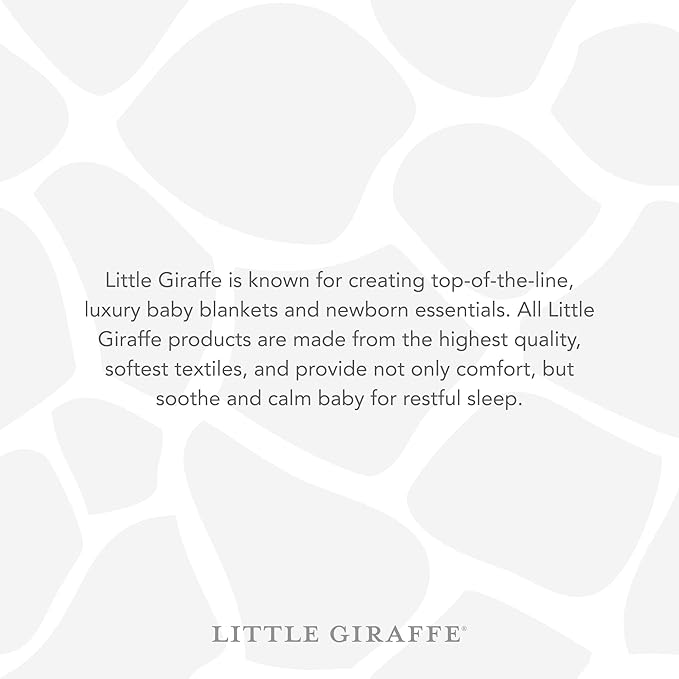 Little Giraffe Baby Blanket - Luxe Soft Blanket with Satin Trim - Baby Stroller Blanket - Newborn Baby Essentials & Baby Gifts - 29x35" - Charcoal