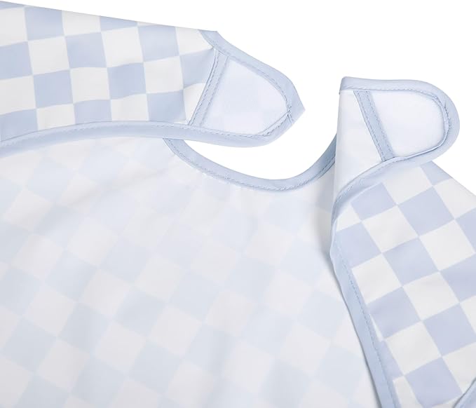 Ali+Oli Smock Bibs for Babies, BPA-Free Oeko-Tex Certified, Waterproof Baby Smock, Machine Washable, Toddlers Ages 6m+