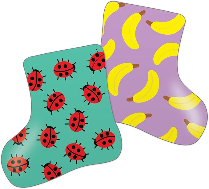 ORCHARD TOYS Moose Smelly Socks Game. Find Matching Pairs of Socks for Your Monsters! for Ages 3-6 and 2-4 Players