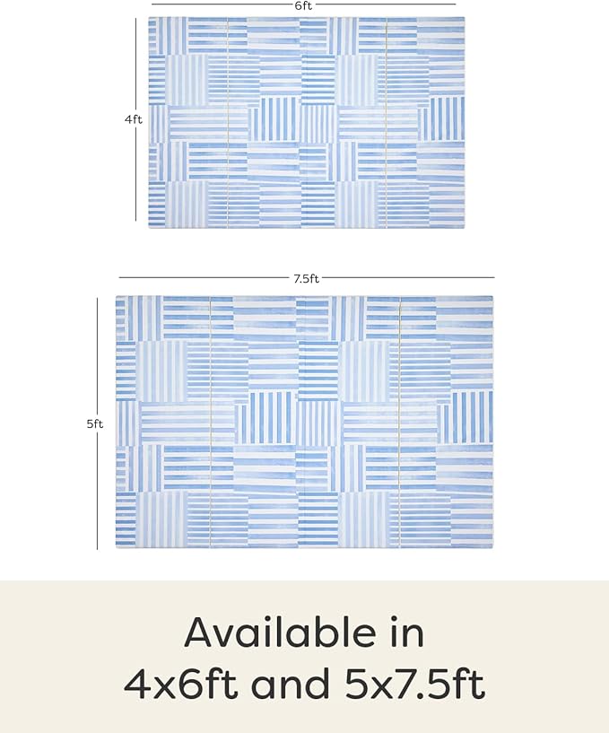 House of Noa Foldable Baby Tumbling Mat – Foldable Kids Play Mat | Durable, Stylish, and Cushioned Design