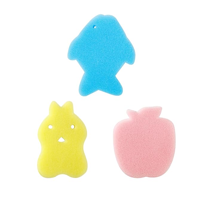 PandaEar Baby Bath Sponge Infant Soft Bath Sponge Mat, Baby Bath Mat Newborn Odor Free Bath Cushion, Blue (Blue)