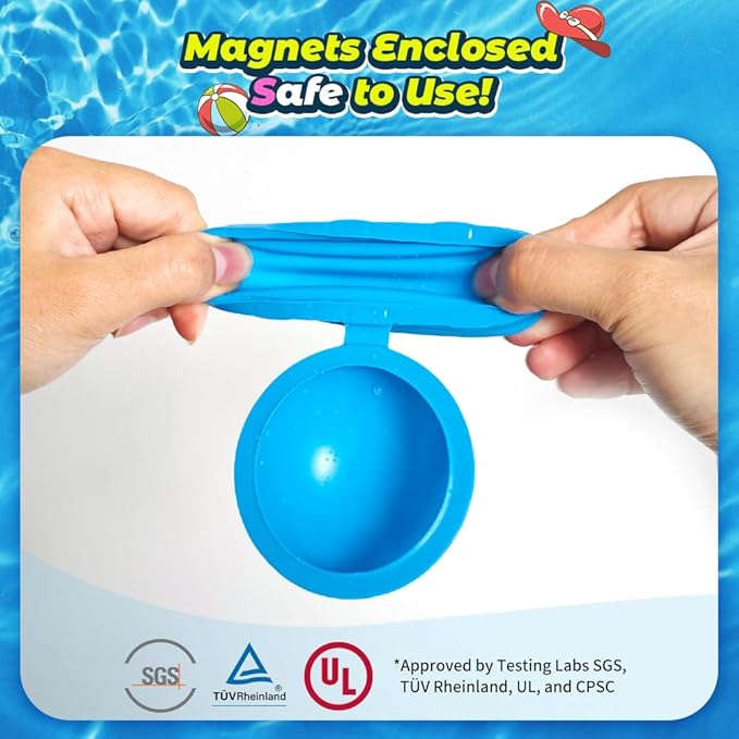 16Pcs Reusable Water Balloons for Kids, Pool Beach Water Toys for Boys and Girls, Summer Toy for Outdoor Games