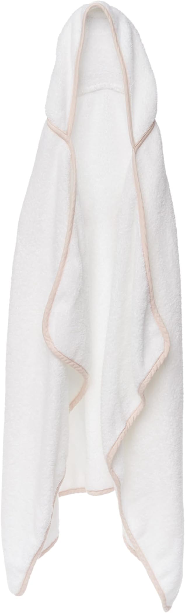 Lalo The Hooded Towel - 100% Organic Cotton, Soft on Sensitive Skin, Cozy & Absorbent, Machine Washable Baby Hooded Bath Towel - Grapefruit