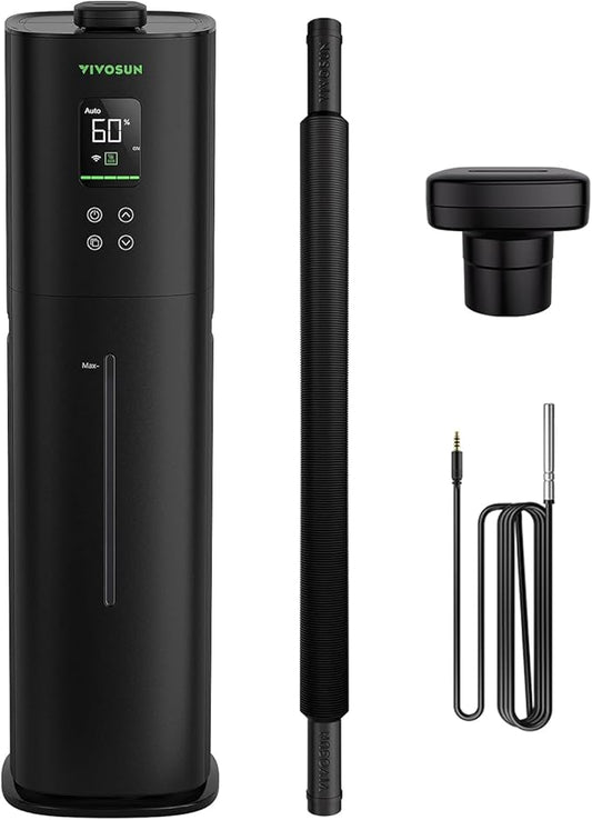 VIVOSUN AeroStream H09 Intelligent Wi-Fi Humidifier, 2.38 Gal / 9 L Humidifier with Temp & Humidity Probe, Smart Remote Control, Designed for Growers