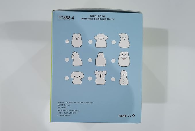 Night Light for Kids, Bedside Lamp for Children, Baby Nursery Lamp for Breastfeeding Safe, Break Resistant, Eye Caring, Adjustable Brightness & Color, Touch Control, Child Gift/Bedroom - Bird