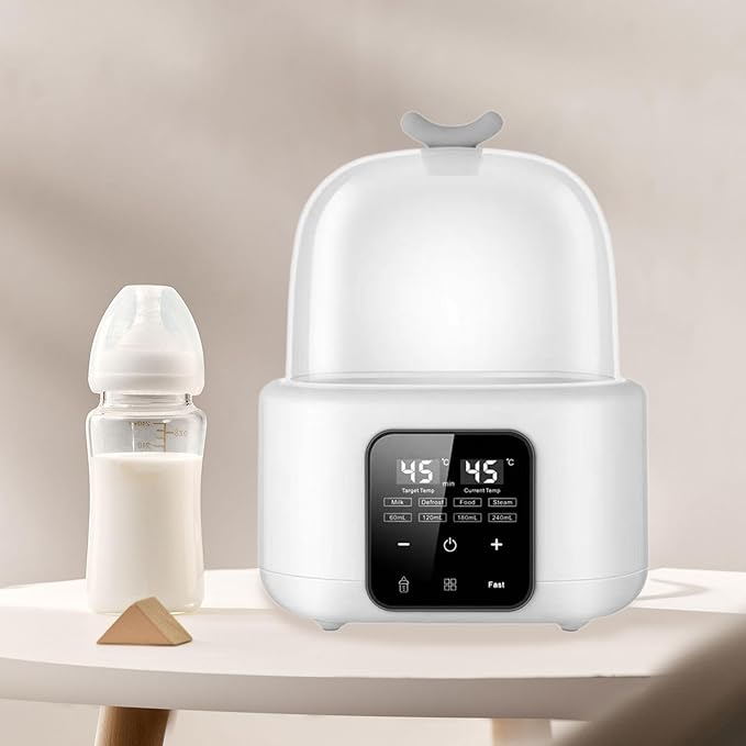 DYNWAVE Baby Bottles Warmer Bottle Sterilizer and Dryer Auto Resin Preheater Resin Supplies Milk Bottle Heater for Car Indoor Outdoor, White