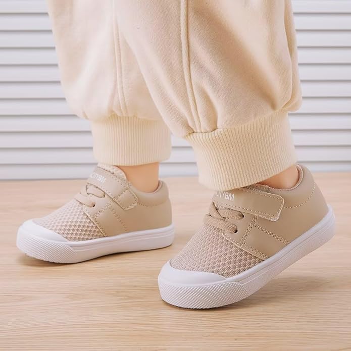 BMCiTYBM Baby Sneakers Girls Boys Lightweight Breathable Mesh First Walkers Shoes 6-24 Months