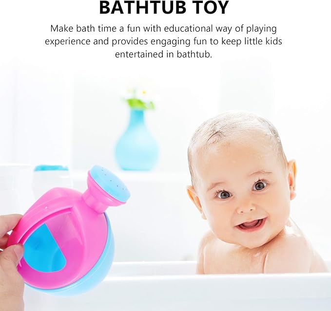 2Pcs Kids Watering Can Bath Water Can Plastic Watering Can Kids Bath Toys Beach Toys Play Sand Toys for Toddlers Kids