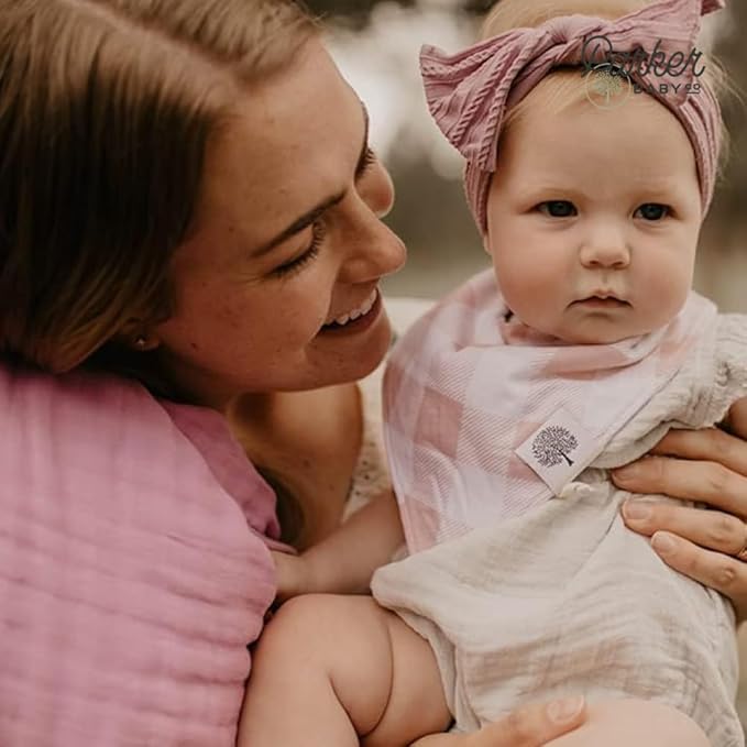 Parker Baby Muslin Blanket | 100% Soft Cotton Toddler Quilt & Baby Muslin Swaddle | Gender Neutral Design 47" x 47" Blanket