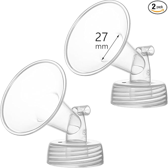 27mm Flange Compatible with Spectra S1 S2 9 Plus Synergy Gold Breastpump Replacement to Spectra Pump Parts and Flange; Not Original; Replaces Shield