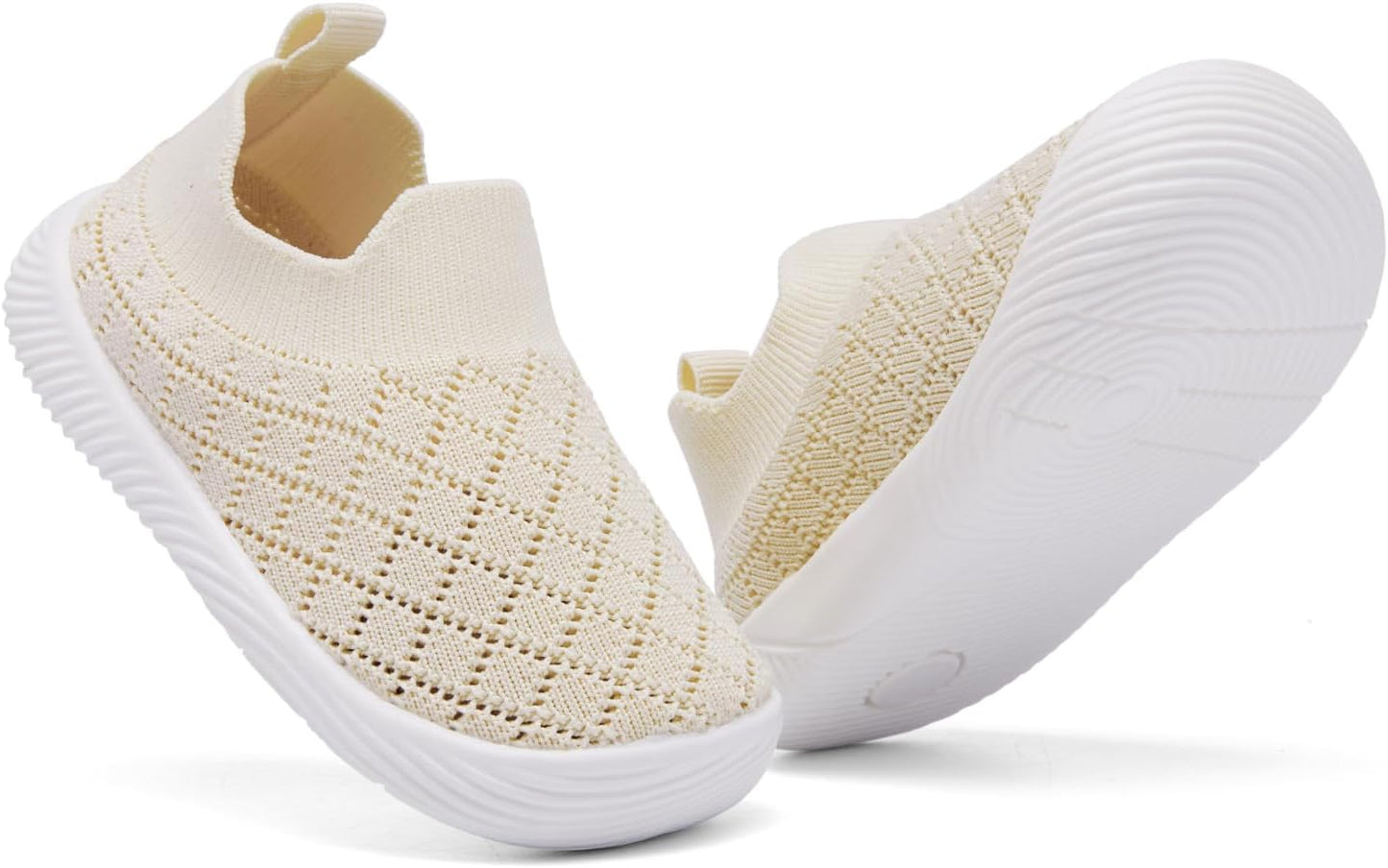 MORENDL Baby Toddler Walking Socks Non-Slip Breathable Unisex Casual Sneakers