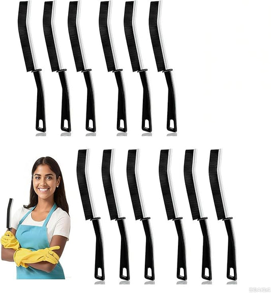 12 PCS Crevice Cleaning Brush,Hard Bristle Crevice Cleaning Brush,Crevice Cleaning Tool is Effective to Clean The Small Gap of Kitchen, tolilet and Windows.