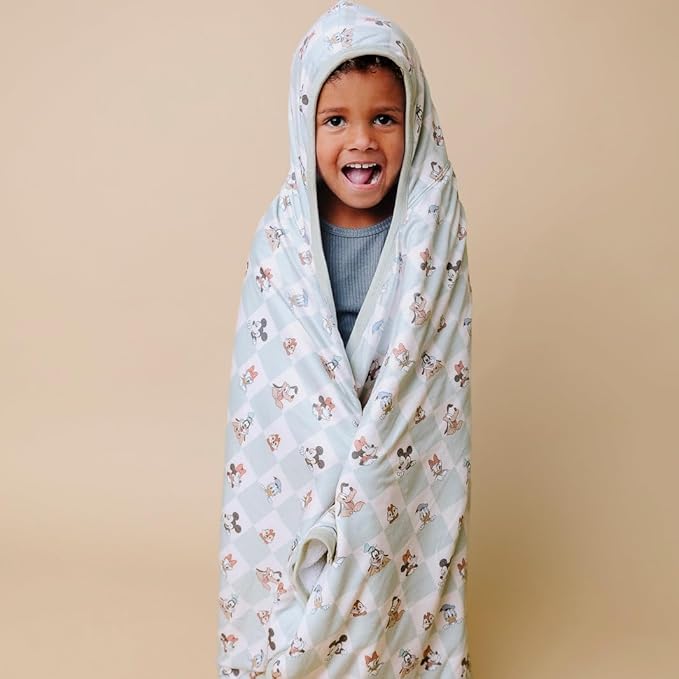 Premium Big Kid Hooded Towel "Mickey Mouse & Friends" by Copper Pearl