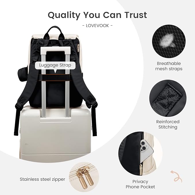 LOVEVOOK Diaper Bag Backpack, Baby Travel Bags for Boys & Girl, Toddler Waterproof Diaper Bag w/Changing Pad, Stroller Straps, Pacifier Case, Newborn Essentials Must Haves Mom