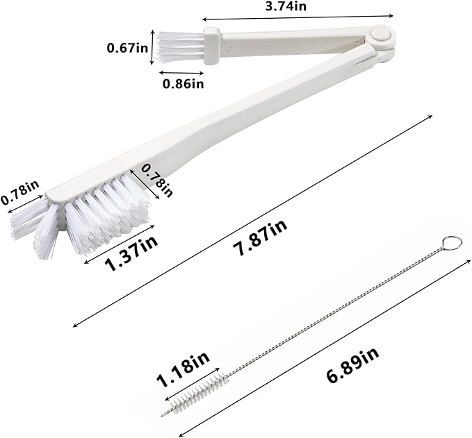 3 Pcs Bottle Brush Cleaning Set,Straw Cleaner Brush Water Bottle Brush for Bottles, Tumblers, Drinking Glasses, Strews