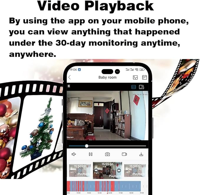 2K Security Camera Indoor, 5G/2.4G Wireless WiFi Indoor Camera for Home Security, Baby Monitor, Elderly/Pet cam, Motion Detection, 2-Way Audio, Cloud & SD Card Storage, Compatible with Alexa