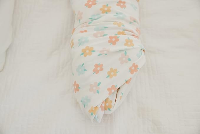 Copper Pearl Baby Swaddle Blanket - Premium Knit Baby Blanket, Large Soft Stretchy Receiving Blankets for Baby Boy and Girl, Swaddles for Newborn, Infant, and Toddler (Daisy)