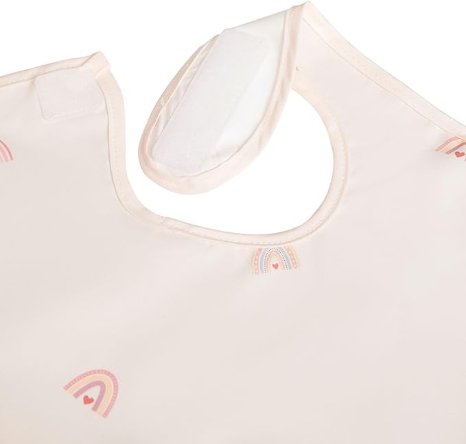 Ali+Oli Smock Bibs for Babies, BPA-Free Oeko-Tex Certified, Waterproof Baby Smock, Machine Washable, Toddlers Ages 6m+