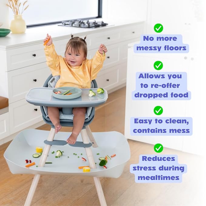 CATCHY - Food Catcher - Compatible with Maxi-COSI Moa 8-in-1 High Chair + 11 Other High Chairs - Highchair Sold Separately - Baby & Toddler Food & Mess Catcher - Under High Chair Accessory