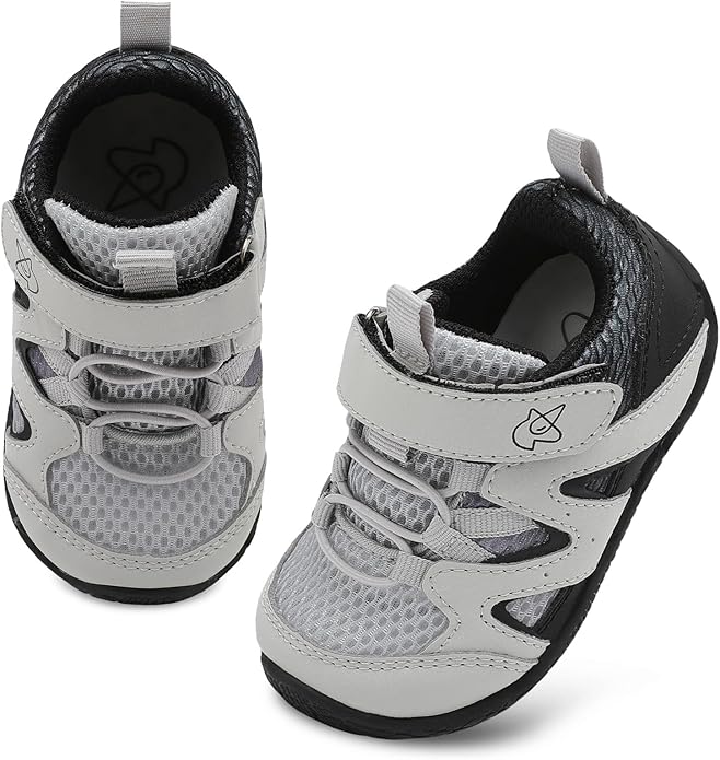 LeIsfIt Baby Shoes Boys Girls First Walking Shoes Non-Slip Toddler Breathable Sneakers Infant Sneakers