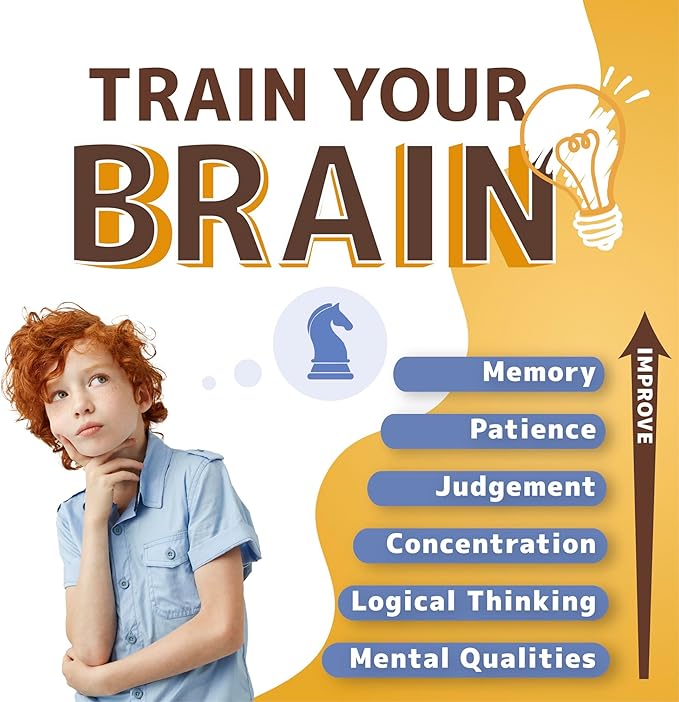 iCore Electronic Chess Set - Develop Thinking Chess Set for Kids, Memory Electronic Chess Board - Talking Coach 30 Skill Levels Beginners & Adults