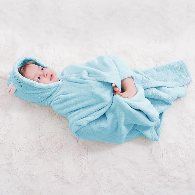 Toddler Hooded Towel Kids Bath Towels Baby Bath Towels for Boy Girl 0-5 Years, 2-Pack Soft & Absorbent Toddler Bath Towel Baby Hooded Bath Towels for Babies, Thick Large 50''x32'' Hooded Baby Towels