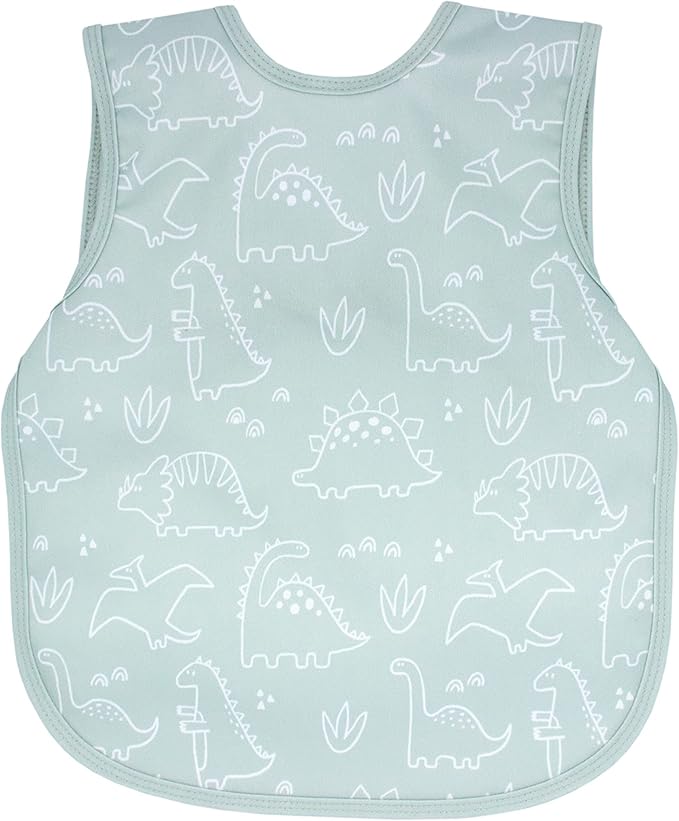 BapronBaby Animal Prints Bapron - No Neck Tie Safer Bib - Baby & Toddler - Soft Waterproof - PVC, BPA & Phthalate Free - 6m+