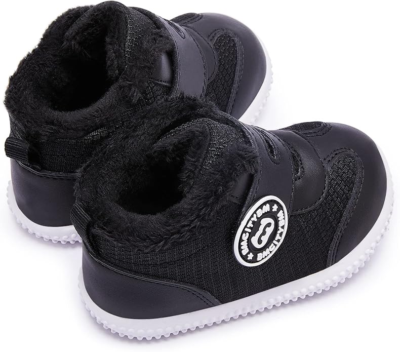 BMCiTYBM Baby Boy Girl Snow Boots Waterproof Winter Warm Booties Nonslip Lightweight Outdoor Shoes for First Walkers 6 9 12 18 24 Months(Infant/Toddler)