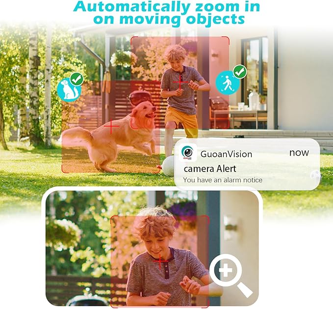 2K Camera for Home Security, 5G Outdoor/Indoor Security Cameras, Baby Monitor Camera for Pet/Babies/Room/Cat/Dog/Nanny/Elder, IP66 Waterproof, 3 Night Vision, Alarm Siren, 24/7 SD Recordings/Cloud