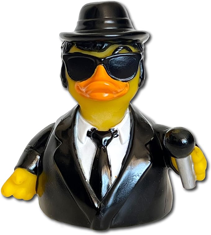 CelebriDucks - Joliet Drake - The Cruise Brothers - Floating Rubber Ducks - Collectible Bath Toy Gift for Kids & Adults of All Ages