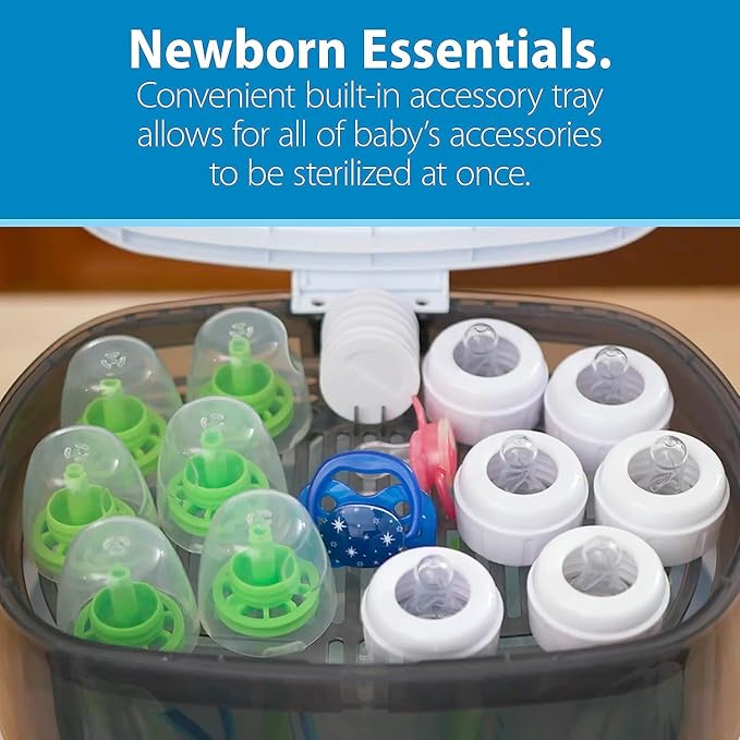 Dr. Brown’s Natural Flow MilkSPA Breastmilk and Bottle Warmer with Dr. Brown’s Deluxe Electric Sterilizer for Baby Bottles and Other Baby Essentials