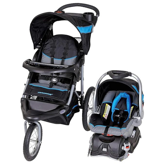Baby Trend Expedition® Jogger Travel System with EZ Flex-Loc® Infant Car Seat, Millenium Blue