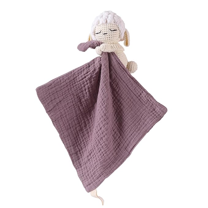 Lamb Animals Cow Security Animal Security Blanket Blanket Infant Nursery Character Blanket Luxury Snuggler Plush Baby Lovey Lamb