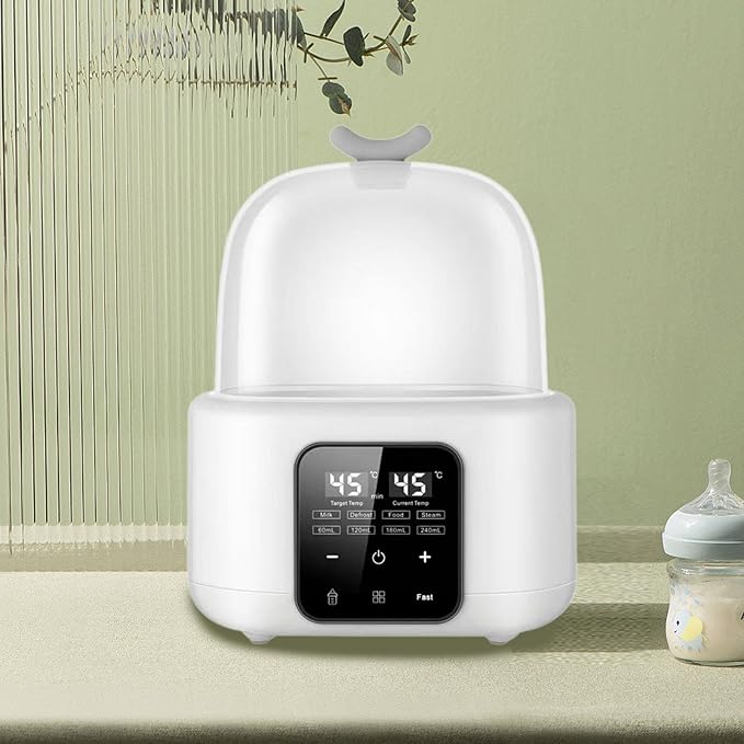 DYNWAVE Baby Bottles Warmer Bottle Sterilizer and Dryer Auto Resin Preheater Resin Supplies Milk Bottle Heater for Car Indoor Outdoor, White