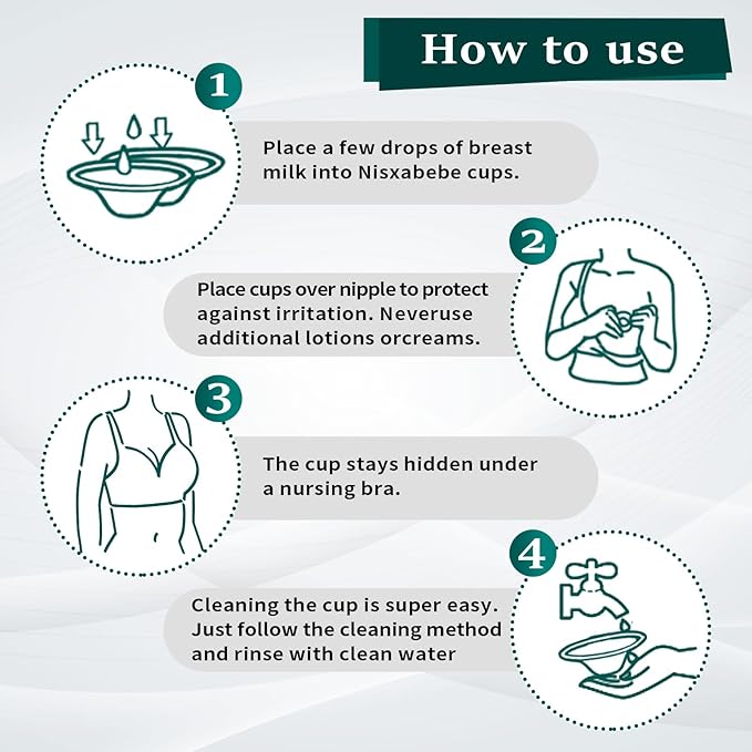 The Original Silver Nursing Cups - Nipple Shields for Nursing Newborn, Newborn Breastfeeding Must Haves for Soothe and Protect Your Nursing Nipples - Trilaminate 999 Silver（Regular）