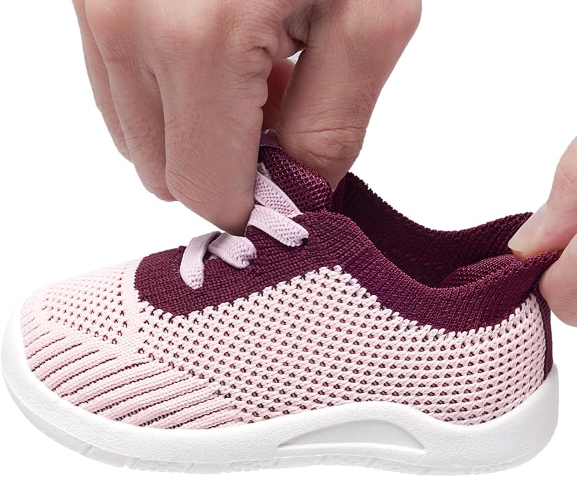 MORENDL Toddler Shoes Baby Walking Sock Shoes Infant Sneakers 0-4 Years Boy Girl Barefoot Tennis Shoe Non-Slip Brethable