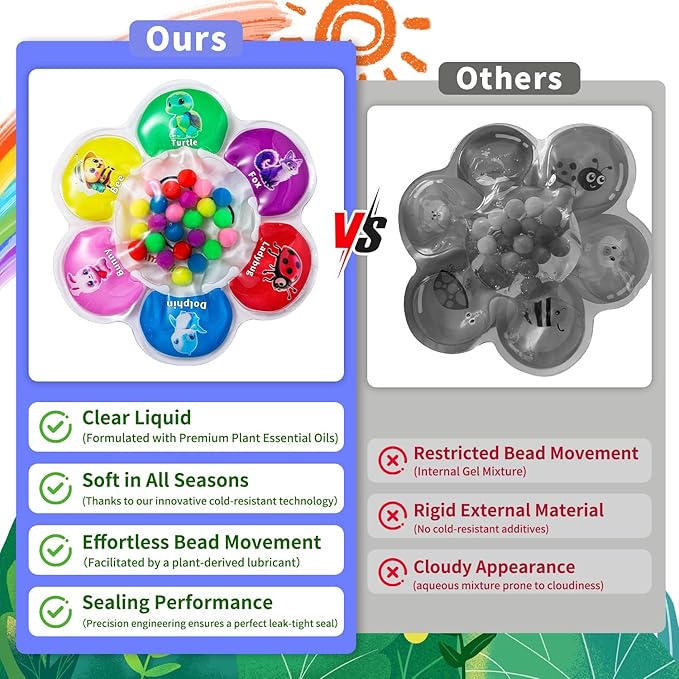 Limpskys Sorting Toys, Color Sorting Sensory Toys, Sensory Toys for Toddlers, Autism Toys for Toddlers 3-4, Quiet Fidget Toys,Color Matching Game (Multicolor-Animal)