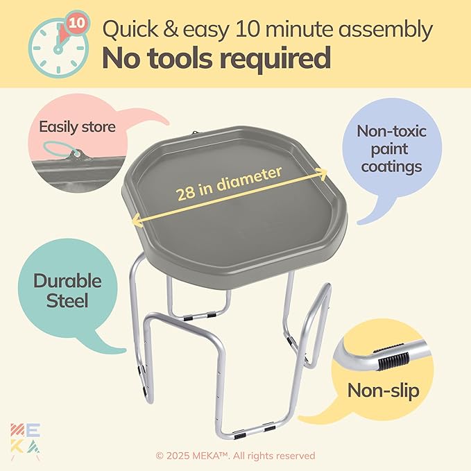 MEKA Tuff Tray Set for Sensory Play