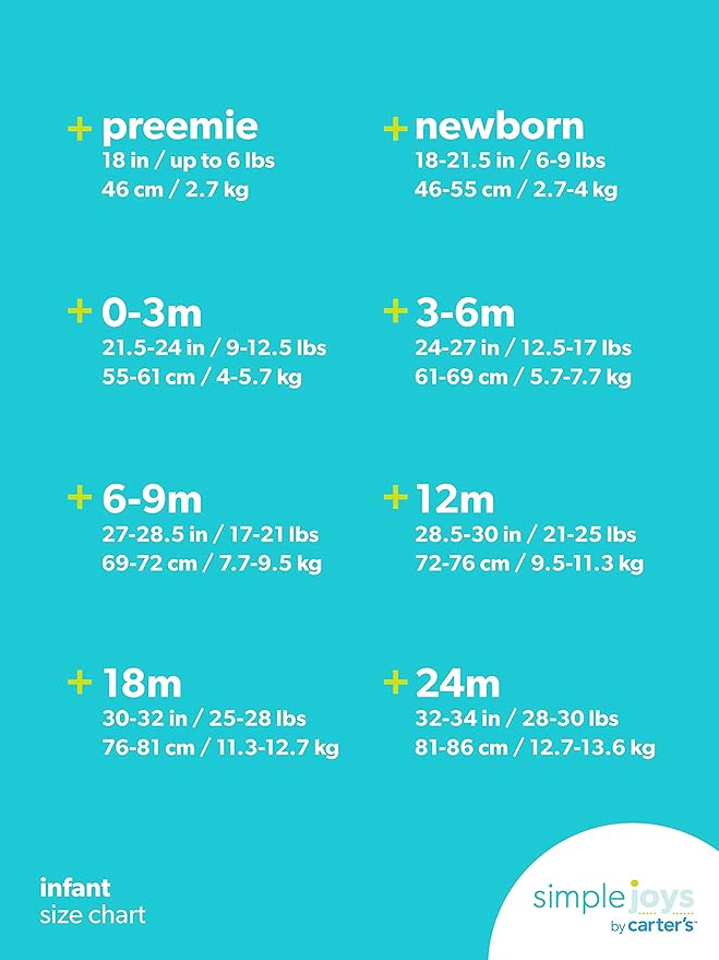 Simple Joys by Carter's unisex-baby 4-pack Side Snap Bodysuit