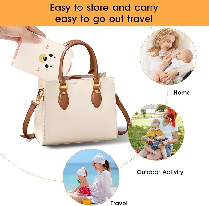 Portable Baby Bottle Brush Set, 7-in-1 Travel Baby Bottle Cleaning Kit, Portable Bottle Washing Kit with Silicone Bottle Brush, Nipple Brush, Straw Brush, Drying Rack for Home and Travel (Pink)