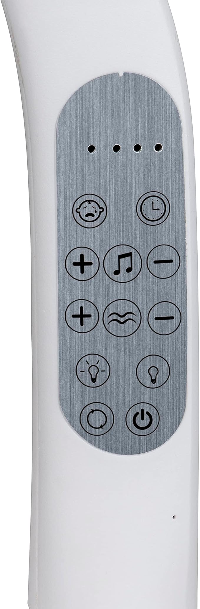 Baby Sweetli Calm Infant Bassinet Bedside Crib Sleeper with Cry Recognition, Electric Mobile with Deluxe Toys, Music, Nightlights, Vibration (Sage Fern Leaves)