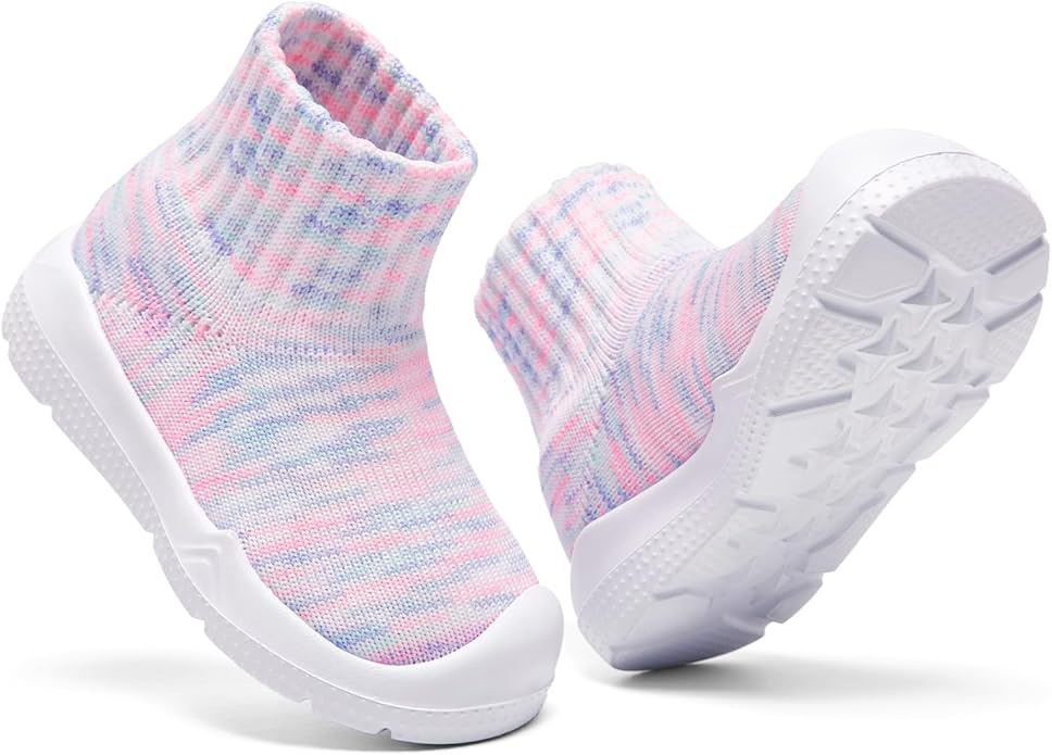 MORENDL Toddler Sock Shoes Baby Walking Shoes Infant Slippers Boys & Girls Non-Slip Sneakers