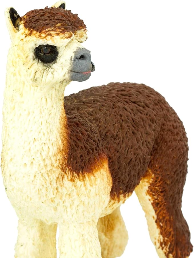 Safari Ltd. Alpaca Figurine - Detailed 3.75" Plastic Model Figure - Fun Educational Play Toy for Boys, Girls & Kids Ages 3+