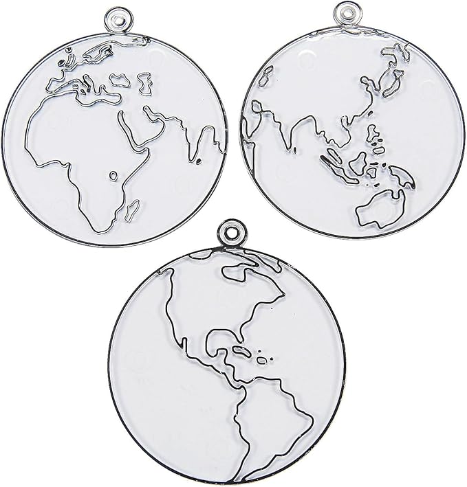 Fun Express Color Your Own Suncatchers - VBS Vacation Bible School Supplies/Decor - Earth Day DIY Crafts for Kids and Classroom Activities - Set of 24