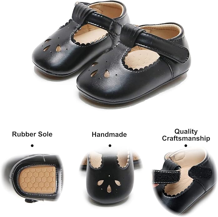 Soft Sole Baby Shoes - Infant Baby Walking Shoes Moccasins Rubber Sole Crib Shoes