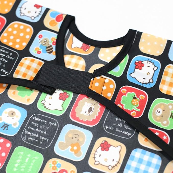 Short Sleeve Waterproof Bib for Toddlers – Feeding Apron for Mealtime, Daycare, Self-Feeding & Messy Play, Baby Bib