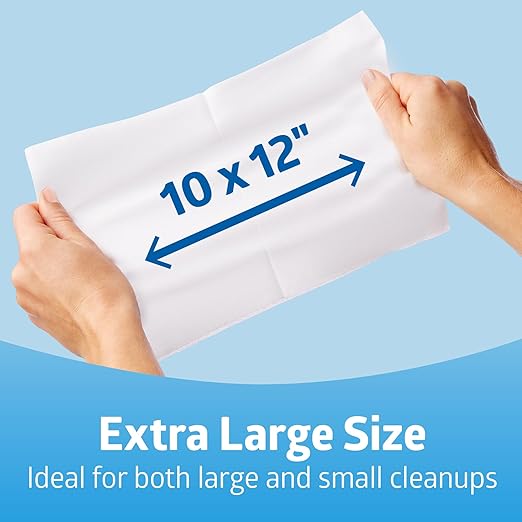 Medline Ultrasoft Dry Baby Wipes, Gentle Disposable Cleansing Cloths, 500 Count, Dry Wipe Size is 10 x 12 inches, Great for Sensitive Skin and can be used as Baby Washcloths, Incontinence Wipes